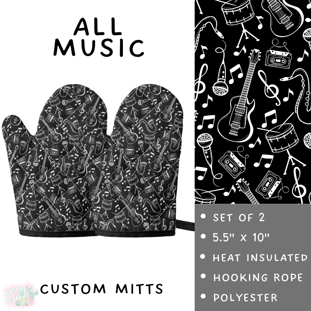 Batch #507 - Guys Grill Out - Closes 3/23 - ETA late May - All Music Oven Mitts