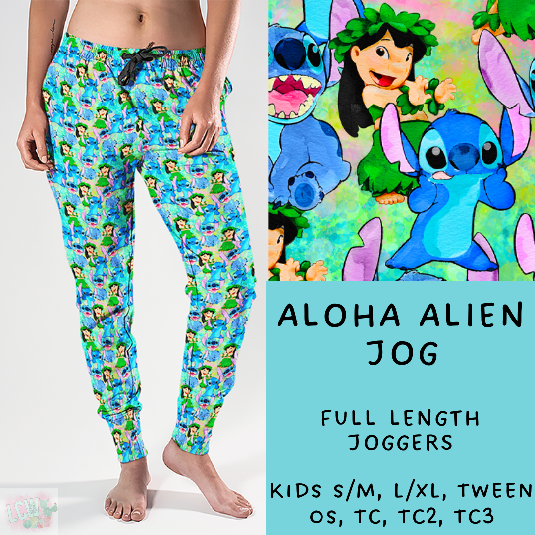 Ready to Ship - Aloha Alien Joggers