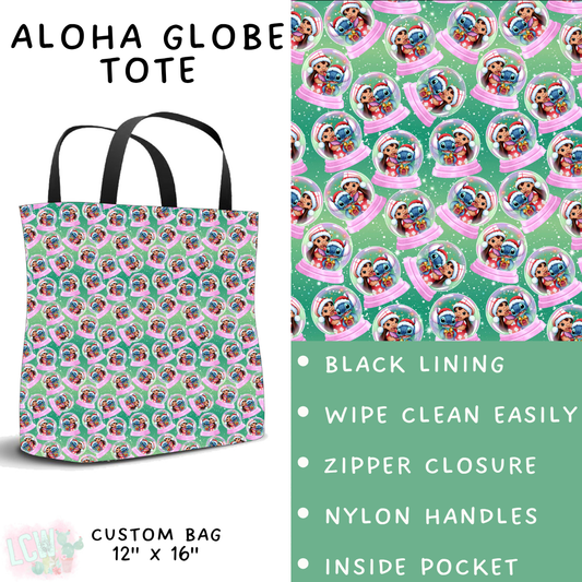 Batch #432 - Winter Globes - Closes 10/17 - ETA early December - Aloha Globe Tote