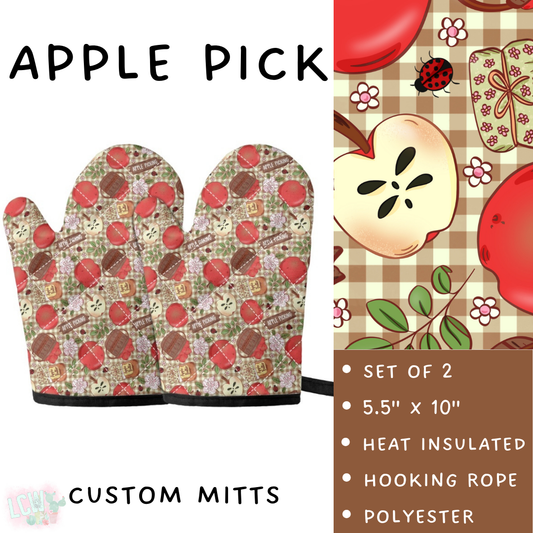 Batch #405 - Oh My Gourd, Let's Bake! - Closes 9/1 - ETA mid/late October - Apple Pick Oven Mitts