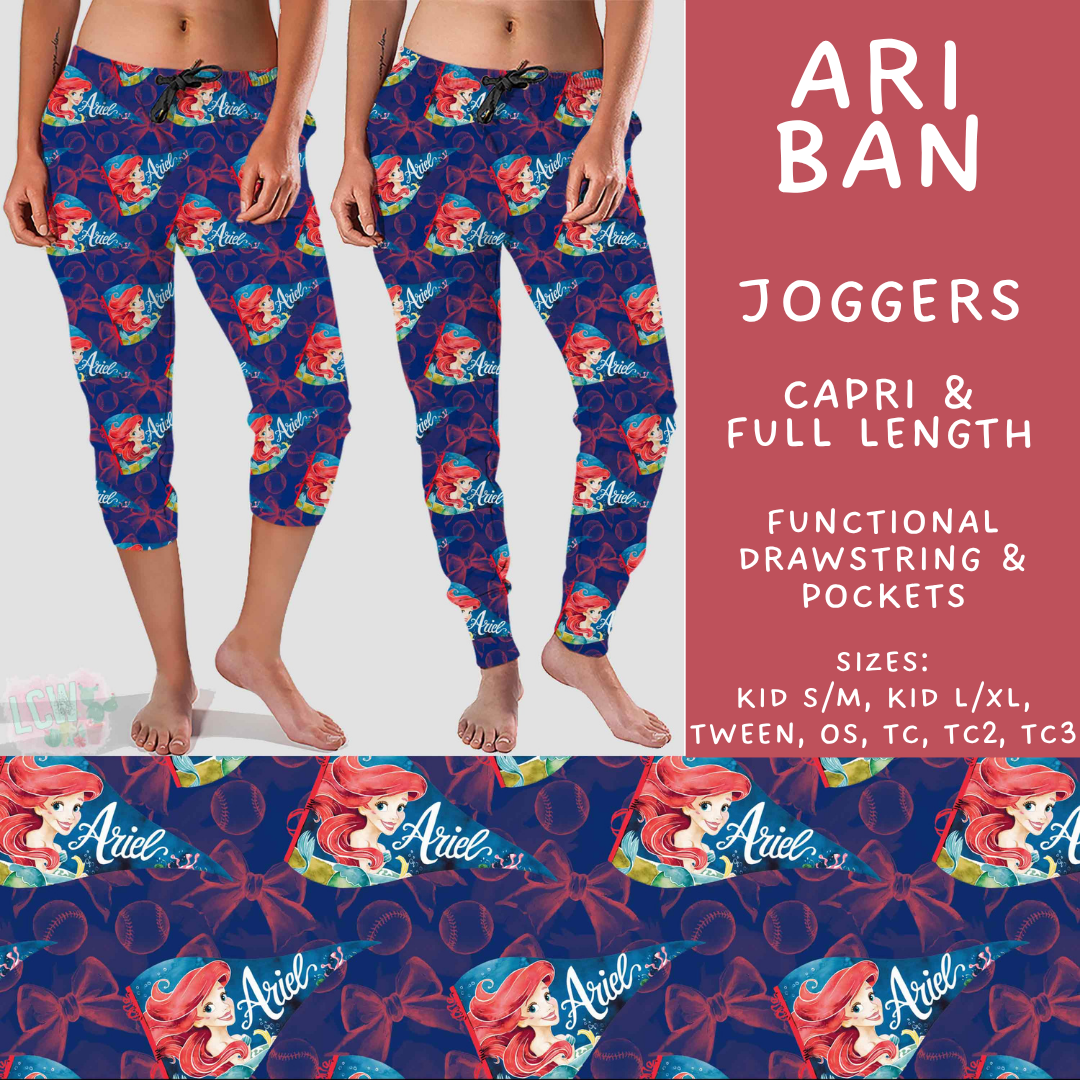 Batch #542 - Pennant Banner Collection - Closes 6/12 - ETA mid August - Ari Ban Full and Capri Length Joggers