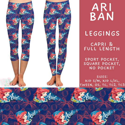 Batch #542 - Pennant Banner Collection - Closes 6/12 - ETA mid August - Ari Ban Full and Capri Length Leggings