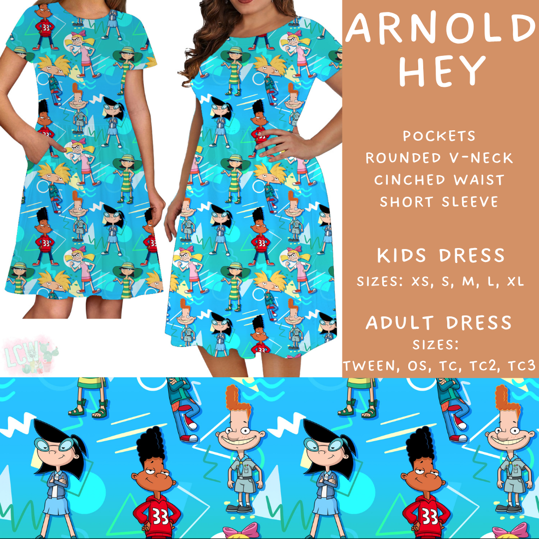 Batch #370 - Fun Run 12 - Closes 7/8 - ETA early Sept - Arnold Hey Adult & Kids Dresses