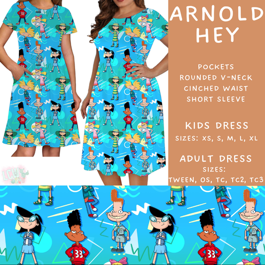Batch #370 - Fun Run 12 - Closes 7/8 - ETA early Sept - Arnold Hey Adult & Kids Dresses