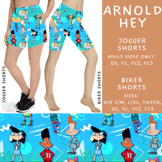 Batch #370 - Fun Run 12 - Closes 7/8 - ETA early Sept - Arnold Hey Biker & Jogger Shorts