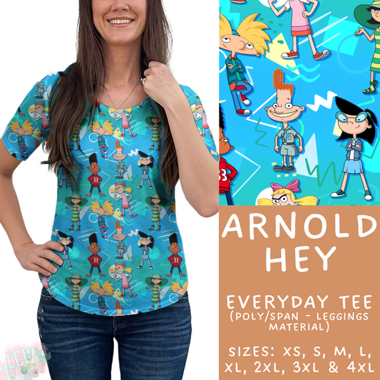Batch #370 - Fun Run 12 - Closes 7/8 - ETA early Sept - Arnold Hey Everyday Tee
