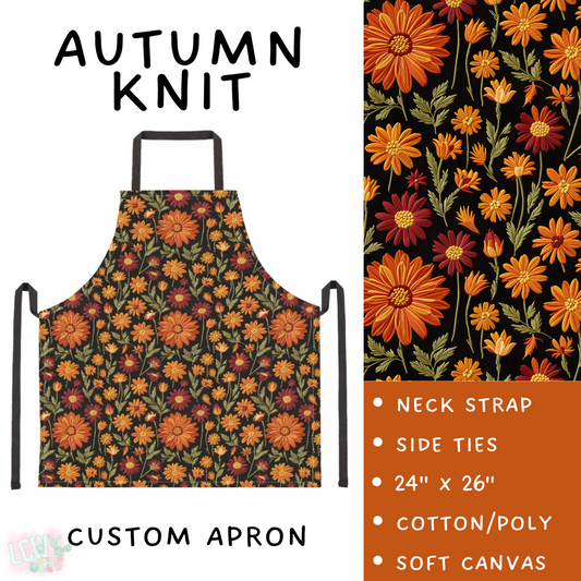 Batch #405 - Oh My Gourd, Let's Bake! - Closes 9/1 - ETA mid/late October - Autumn Knit Apron