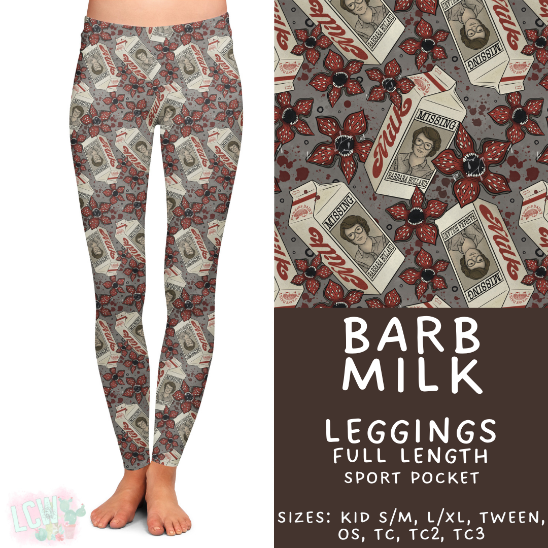 Batch #461 - October Request Run - Closes 12/9 - ETA late Jan - Barb Milk Full Length Leggings