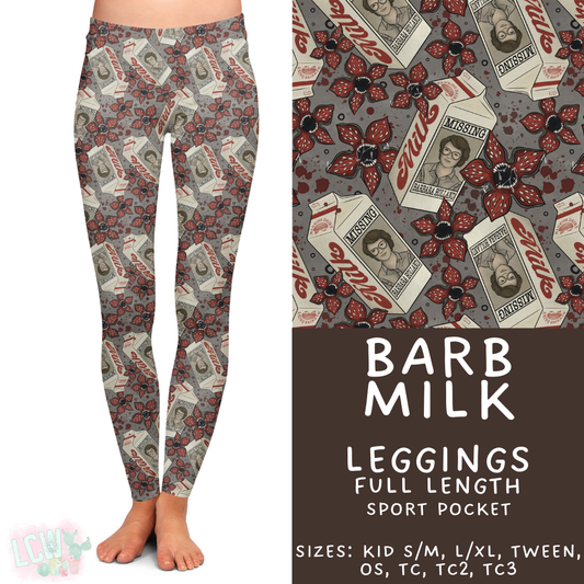 Batch #461 - October Request Run - Closes 12/9 - ETA late Jan - Barb Milk Full Length Leggings