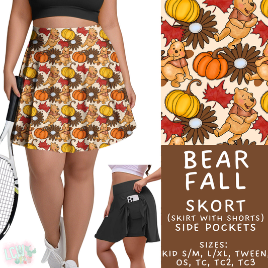 Batch #404 - Magical Fall 2 - Closes 8/29 - ETA mid/late October - Bear Fall Skort
