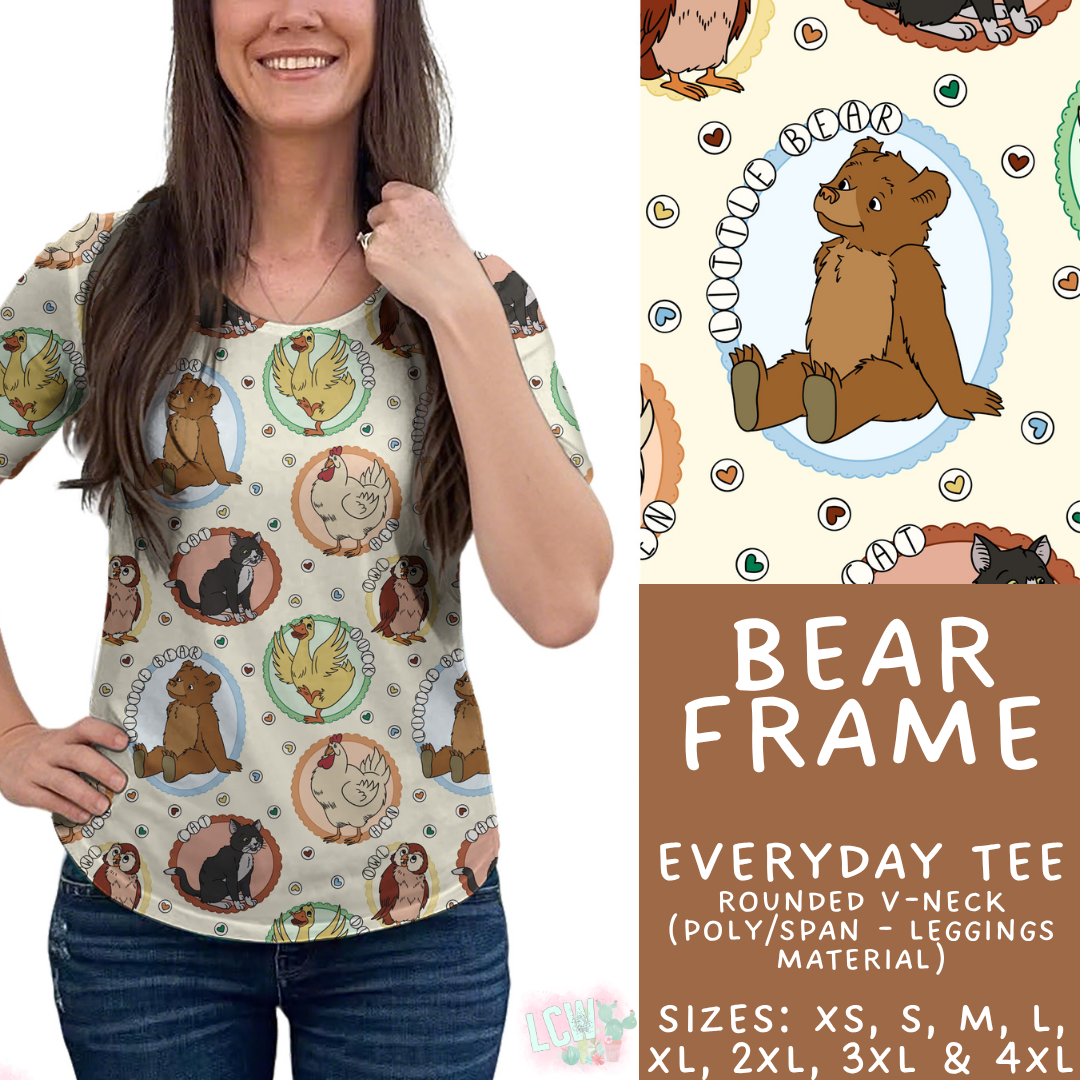 Batch #536 - Frames Collection - Closes 5/29 - ETA late July - Bear Frame Everyday Tee