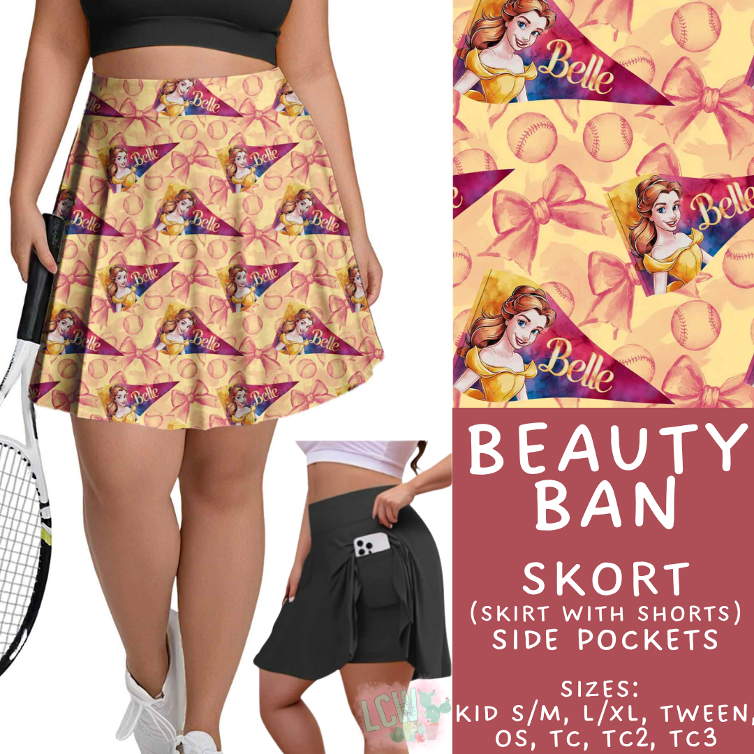Batch #542 - Pennant Banner Collection - Closes 6/12 - ETA mid August - Beauty Ban Skort