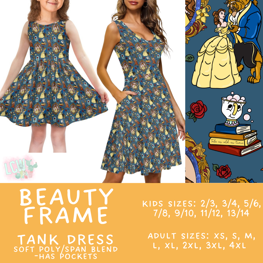 Batch #536 - Frames Collection - Closes 5/29 - ETA late July - Beauty Frame Women's & Girl's Tank Dress