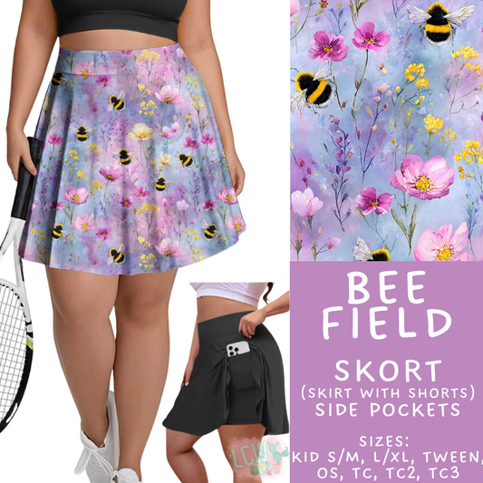 Batch #548 - May Request Run - Closes 6/26 - ETA late August - Bee Field Skort