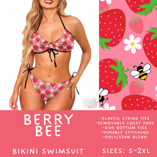 Batch #543 - Pool Party 2 - Closes 6/15 - ETA early/mid August - Berry Bee Women's 2 Piece Bikini