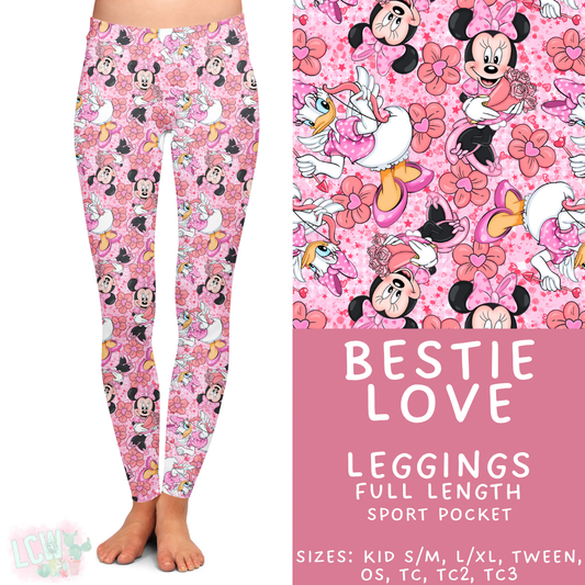 Batch #457 - Magical Character Love Collection - Closes 12/1 - ETA mid Jan - Bestie Love Full Length Leggings