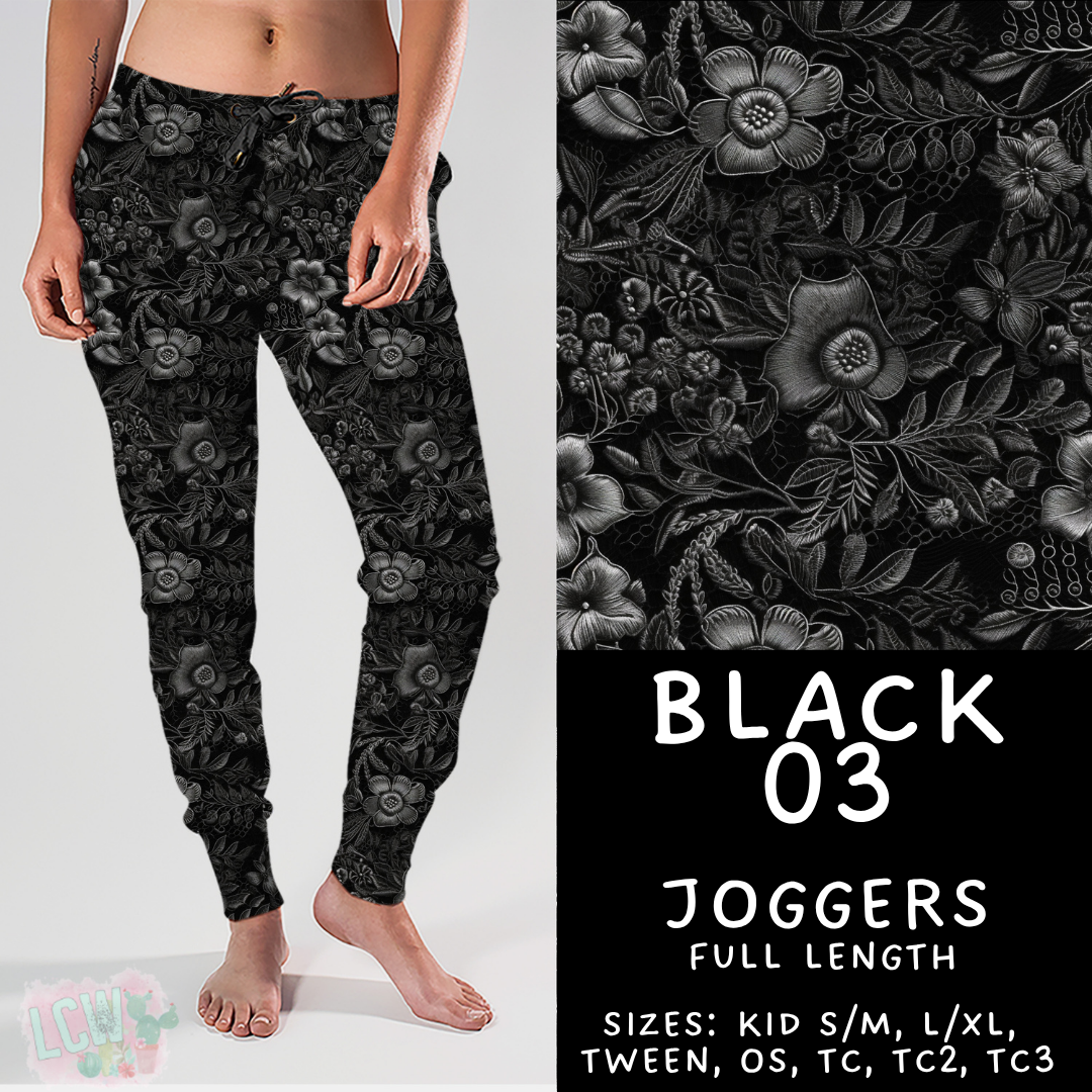 Ready to Ship - Black 03 Joggers - OS