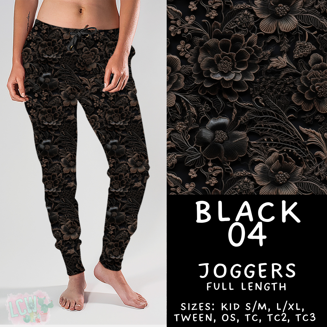 Ready to Ship - Black 04 Joggers - TC