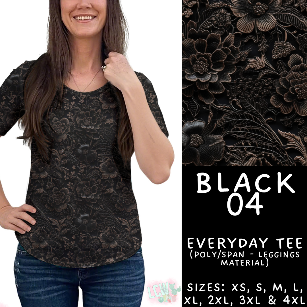 Batch #459 - Black Collection - Closes 12/4 - ETA late Jan - Black 04 Everyday Tee