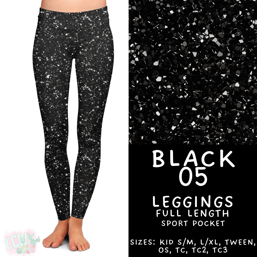 Batch #459 - Black Collection - Closes 12/4 - ETA late Jan - Black 05 Full Length Leggings