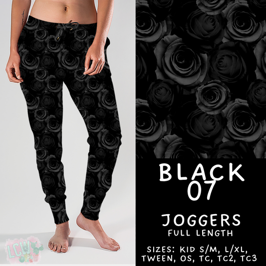 Ready to Ship - Black 07 Joggers - TC2
