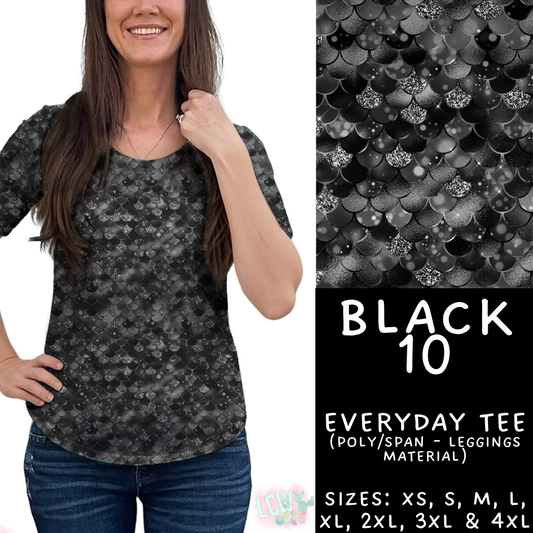 Batch #459 - Black Collection - Closes 12/4 - ETA late Jan - Black 10 Everyday Tee
