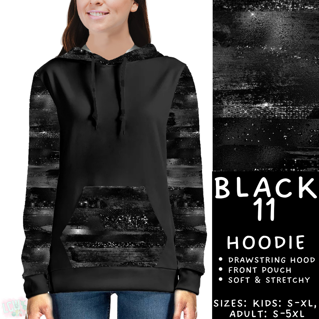 Batch #459 - Black Collection - Closes 12/4 - ETA late Jan - Black 11 Hoodie