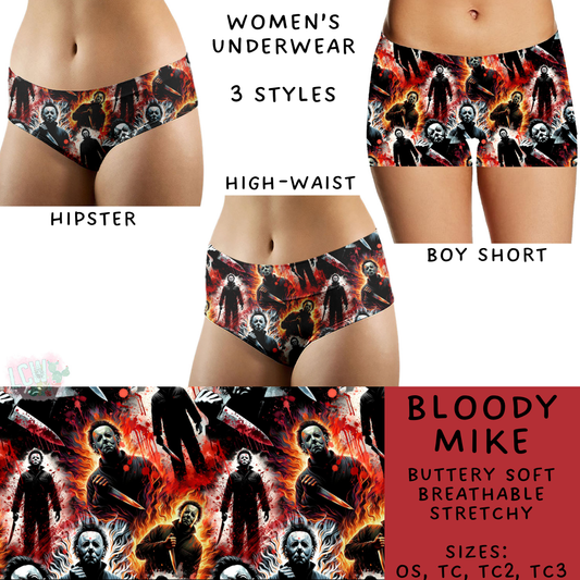 Ready To Ship - Bloody Mike Women's Underwear