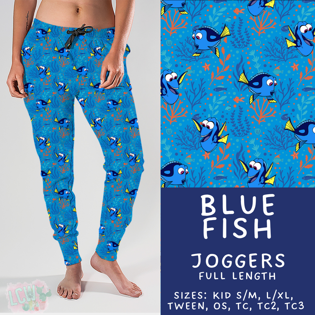 Ready to Ship - Blue Fish Joggers - TC & TC2