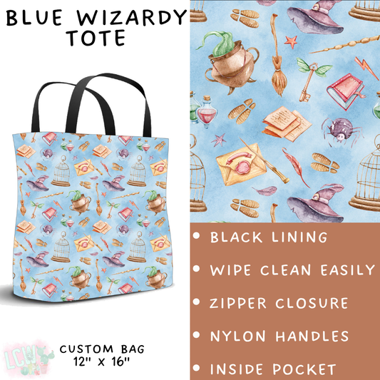 Batch #370 - Fun Run 12 - Closes 7/8 - ETA early Sept - Blue Wizardy Tote