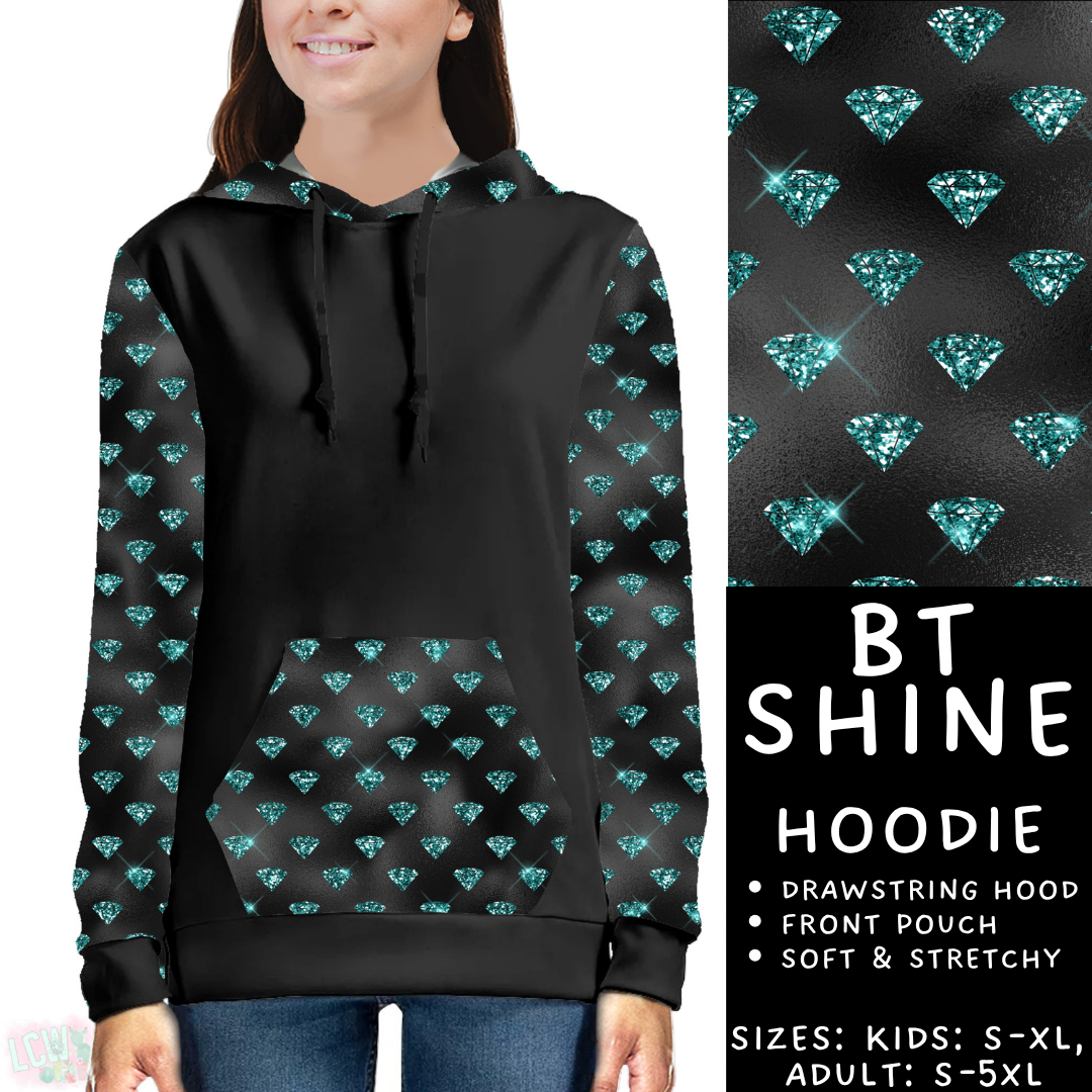 Batch #458 - Black & Teal Collection - Closes 12/3 - ETA late Jan - BT Shine Hoodie