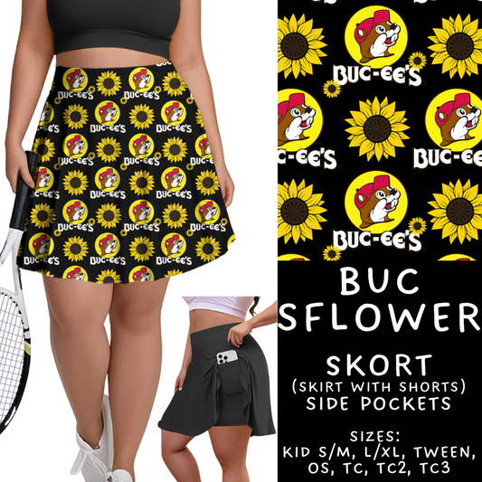 Batch #370 - Fun Run 12 - Closes 7/8 - ETA early Sept - Buc SFlower Skort