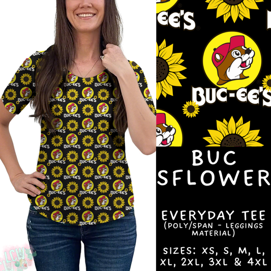 Batch #370 - Fun Run 12 - Closes 7/8 - ETA early Sept - Buc SFlower Everyday Tee