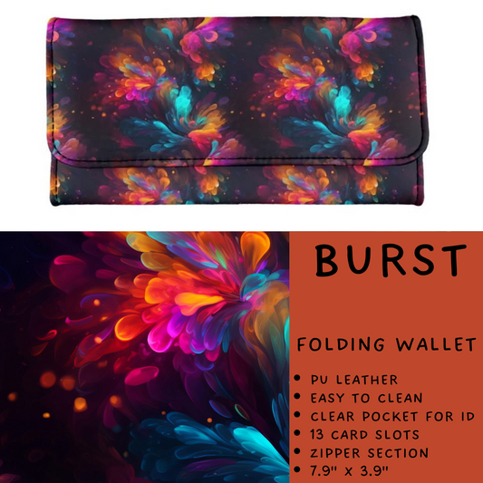 Batch #265 - Card Holders & Foldable Wallets - Closes 1/1 - ETA mid Feb - Burst Foldable Wallet