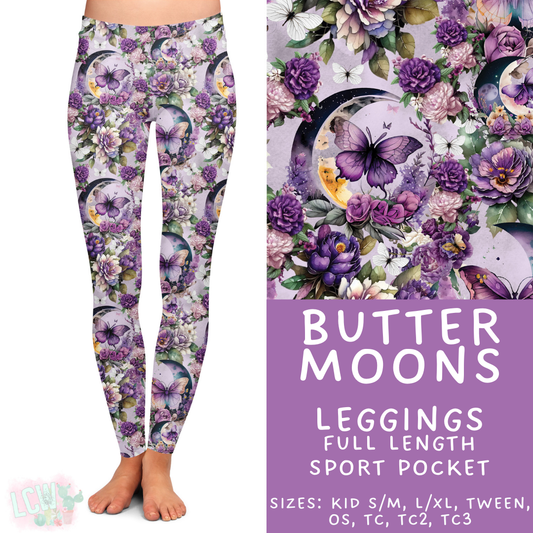 Ready to Ship Butter Moons Full Length Leggings - Sport Pocket TC2