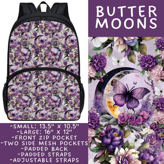 Batch #545 - Back to School 3 - Closes 6/19 - ETA early/mid August - Butter Moons Backpacks