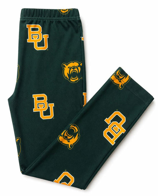 Baylor Green Bear Leggings