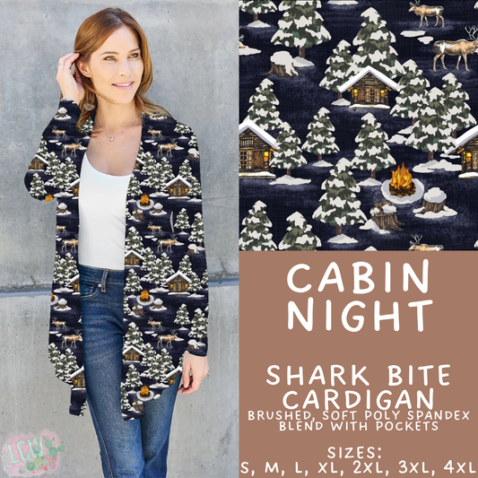 Batch #433 - Winter Cabin - Closes 10/20 - ETA early Dec - Cabin Night Cardigan
