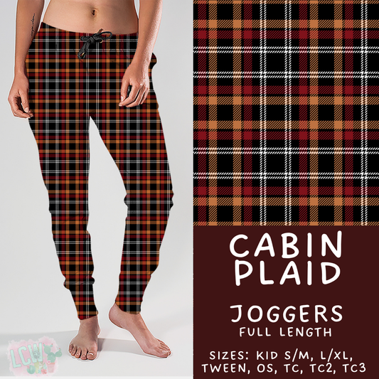 Batch #433 - Winter Cabin - Closes 10/20 - ETA early Dec - Cabin Plaid Joggers