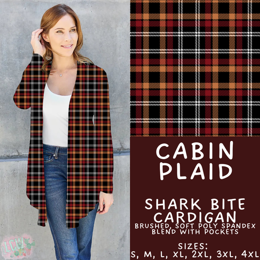 Batch #433 - Winter Cabin - Closes 10/20 - ETA early Dec - Cabin Plaid Cardigan