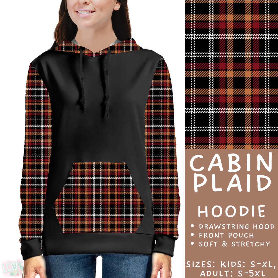 Batch #433 - Winter Cabin - Closes 10/20 - ETA early Dec - Cabin Plaid Hoodie