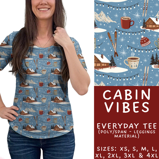 Batch #433 - Winter Cabin - Closes 10/20 - ETA early Dec - Cabin Vibes Everyday Tee