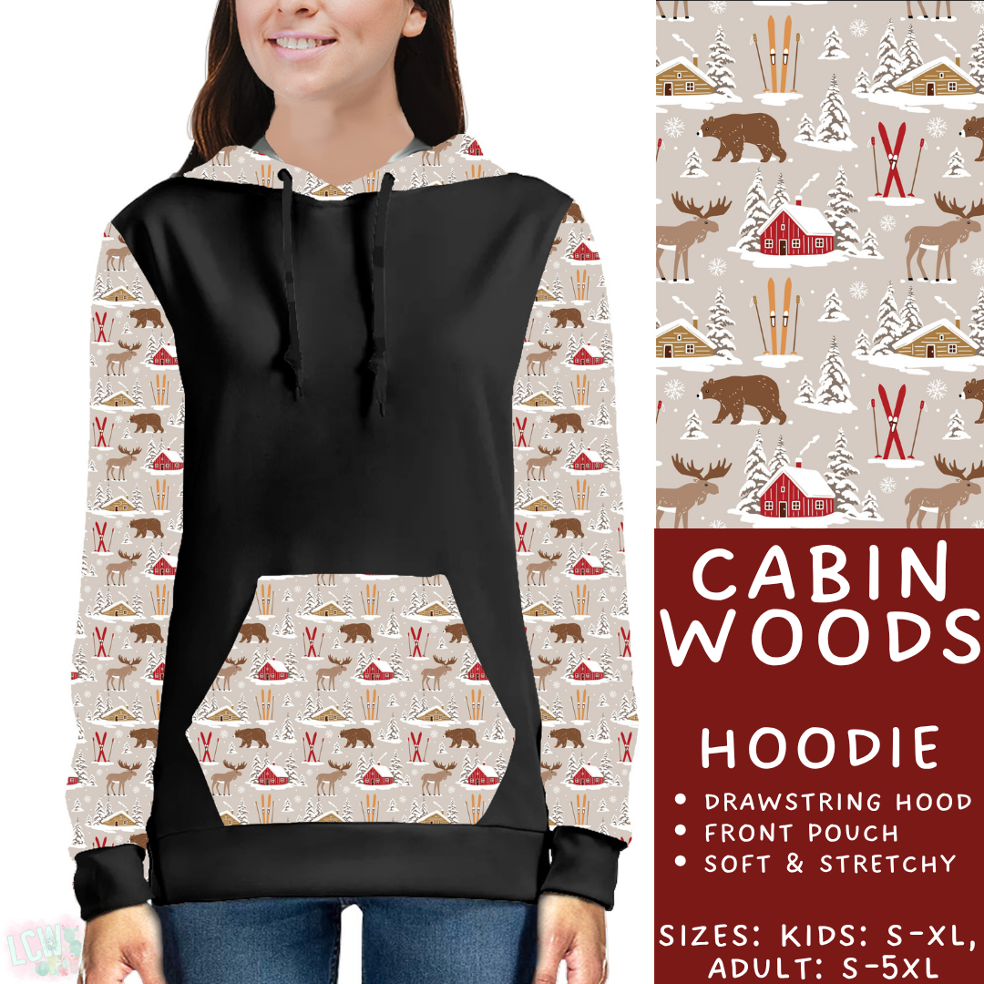 Batch #433 - Winter Cabin - Closes 10/20 - ETA early Dec - Cabin Woods Hoodie