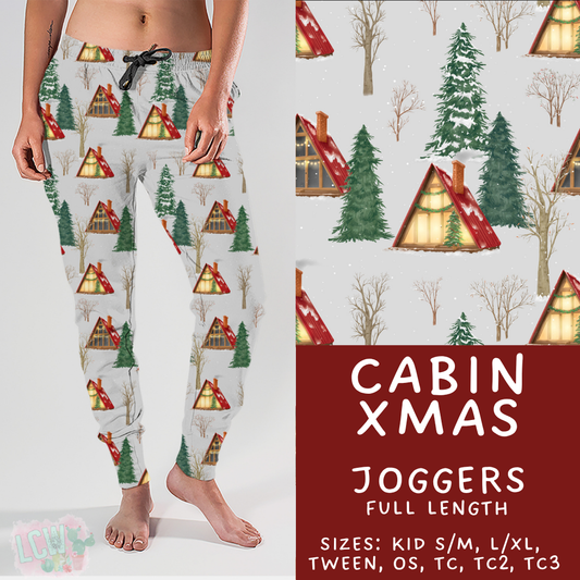 Batch #433 - Winter Cabin - Closes 10/20 - ETA early Dec - Cabin Xmas Joggers