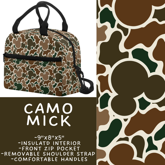 Batch #545 - Back to School 3 - Closes 6/19 - ETA early/mid August - Camo Mick Lunch Box