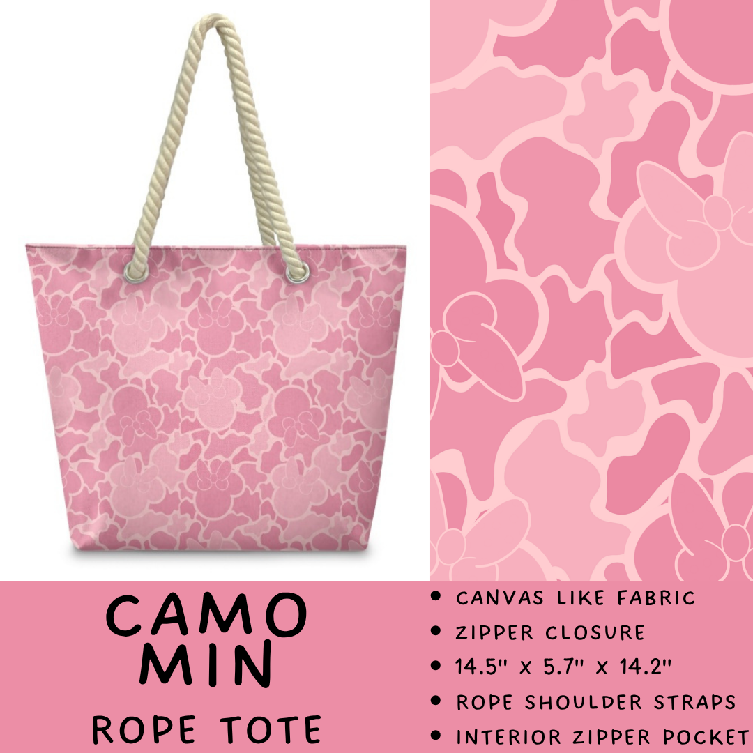 Batch #519 - The Rope Tote 2 - Closes 4/20 - ETA mid June - Camo Min Rope Tote