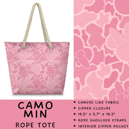 Batch #519 - The Rope Tote 2 - Closes 4/20 - ETA mid June - Camo Min Rope Tote