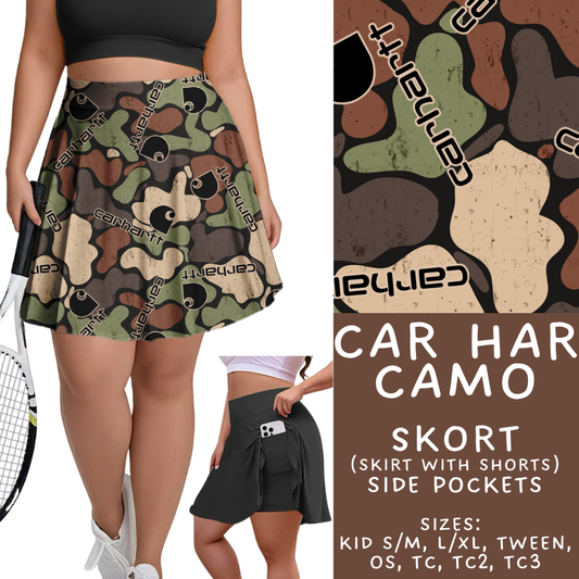 Batch #370 - Fun Run 12 - Closes 7/8 - ETA early Sept - Car Har Camo Skort