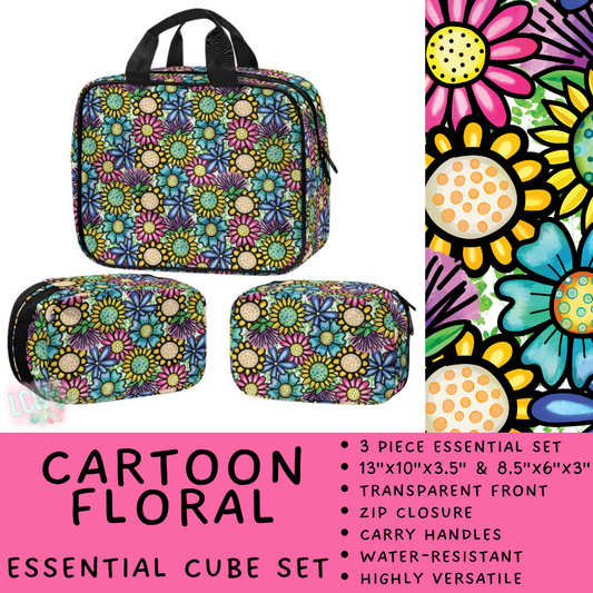 Batch #539 - Essential Cube Sets 3 - Closes 6/5 - ETA early August - Cartoon Floral Essential Cube Set
