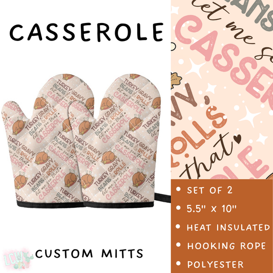 Batch #405 - Oh My Gourd, Let's Bake! - Closes 9/1 - ETA mid/late October - Casserole Oven Mitts